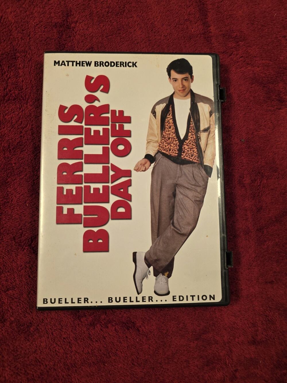Ferris Bueller’s Day Off DVD Bueller Bueller Edition Matthew Broderick 1986